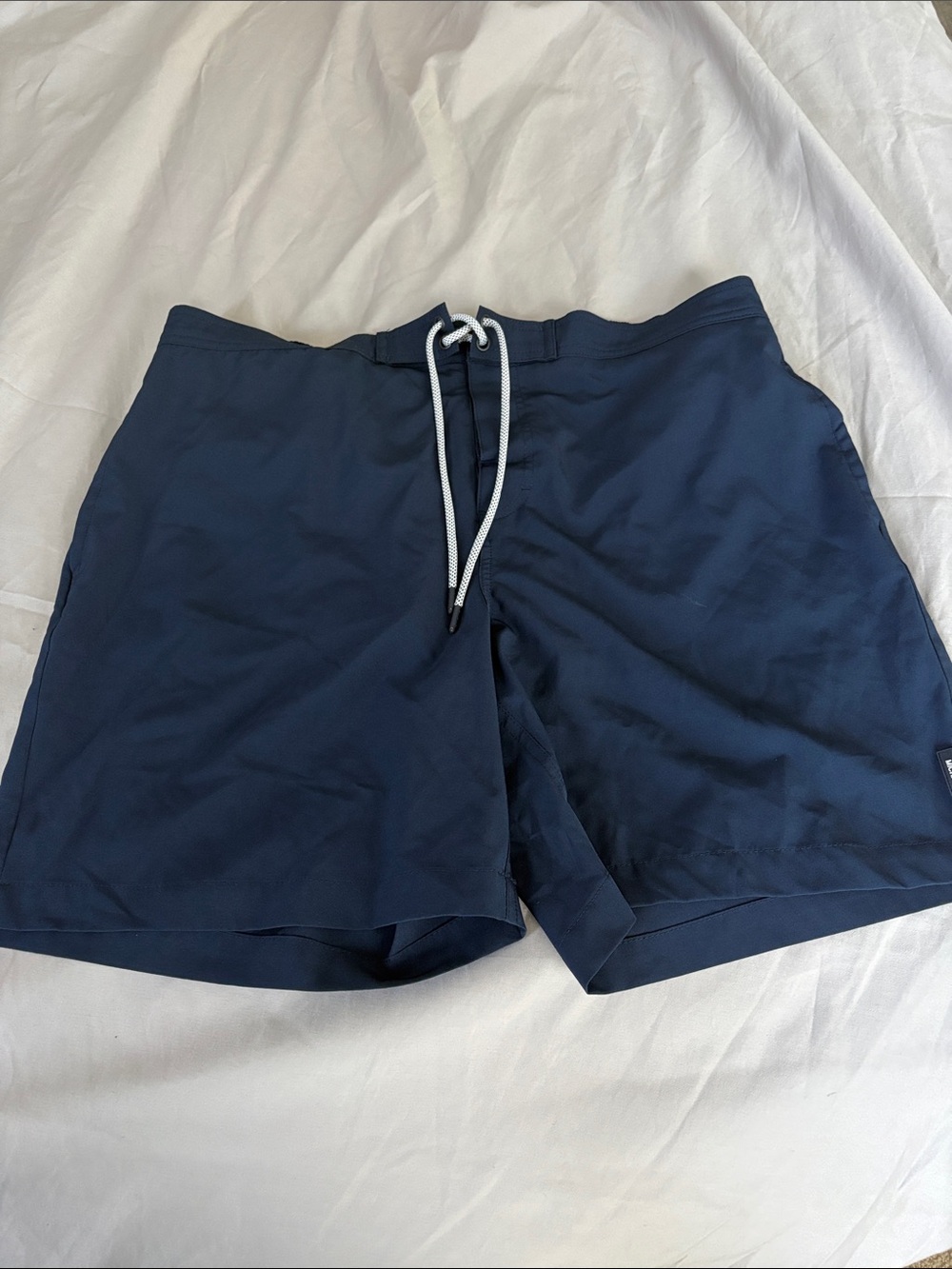 Michael Kors Navy Elastic Waist Swim Shorts